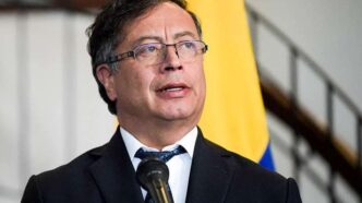 Le président colombien Gustavo Petro