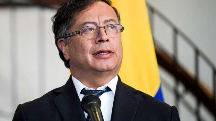 Le président colombien Gustavo Petro