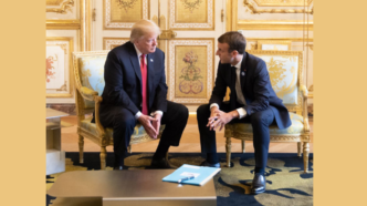President Donald J. Trump and French President Emmanuel Macron, credit : Trump White House Archived | flick