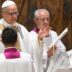 Le pape Léon XIV célèbre sa première messe en tant que pape avec les cardinaux qui l’ont élu dans la chapelle Sixtine au Vatican, le 9 mai 2025. (Photo CNS/Vatican Media).