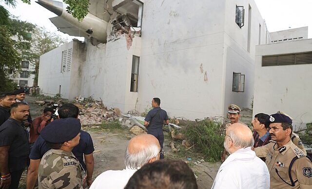 Union Minister of Home Affairs & Cooperation, Shri Amit Shah visits the crash site of Air India Flight 171.