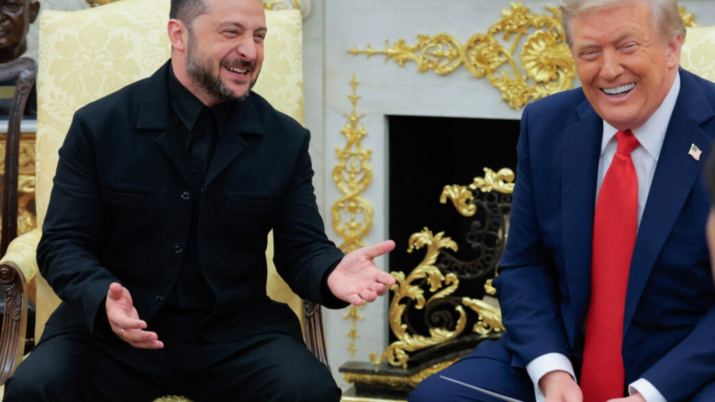 Volodymyr Zelensky et Donald Trump Crédit : Anna Moneymaker / GETTY IMAGES NORTH AMERICA / Getty Images via AFP