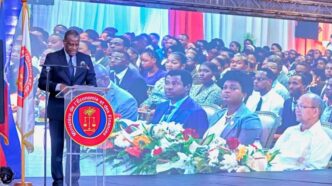 Le Ministre de l’Economie et des Finances, Monsieur Alfred Fils Métellus