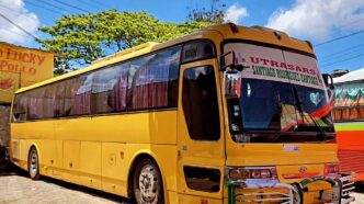 Un bus de la compagnie Utrasars Credit: utrasars__santiago sur instagram