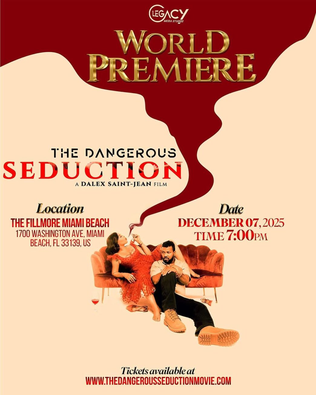 The Dangerous Seduction — un nouveau chapitre du cinéma haïtien. Photo trouvée sur le compte Instagram de @guywewenetwork