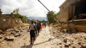 MINUSTAH Le séisme de 2010 a fait des centaines de milliers de victimes et causé d'importants dégâts à travers la capitale d'Haïti, Port-au-Prince (photo d'archives).